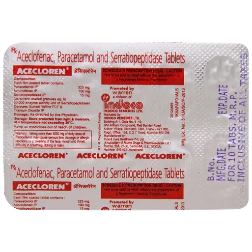 acecloren tablet 10's
